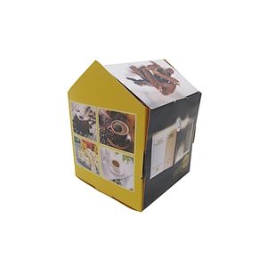 Cheep sweety house shape paper packing box