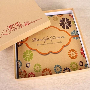 Paper elegant wedding album box manufacturer in Dongguan