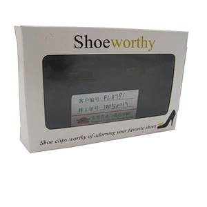 Fat paper shoe box with PVC window