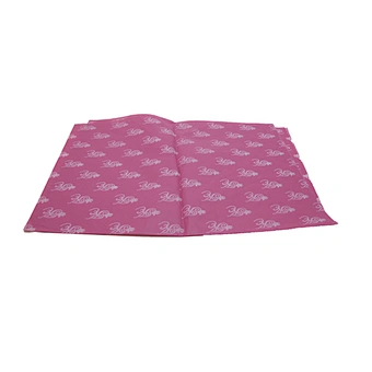 Custom white gift wrapping tissue paper with company logo