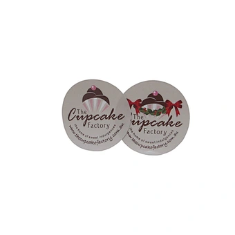 Custom labels for cake