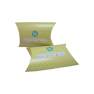 Pillow box for hair extension custom package