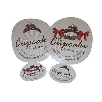 Custom labels for cake