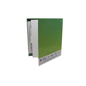 custom hard cover office stationery file folder
