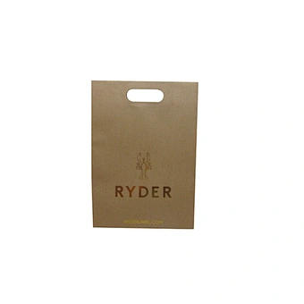 Brown Kraft Paper Bag With Logo for gift