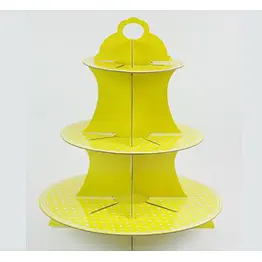 Eco-friend foldable cupcake stand