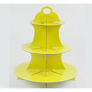 Eco-friend foldable cupcake stand