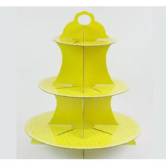 Eco-friend foldable cupcake stand