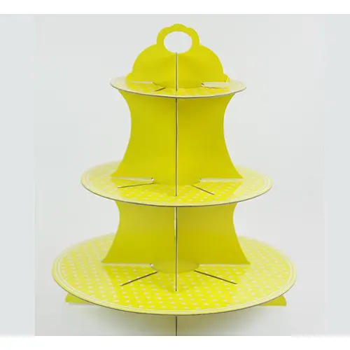 Eco-friend foldable cupcake stand