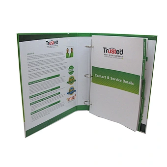 custom hard cover office stationery file folder