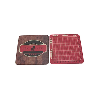 Recycled custom embossing logo hotel drink coaster