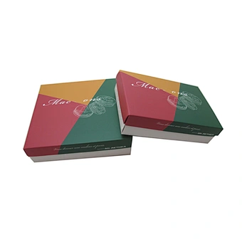 Custom full colors printing paper box with cover lid