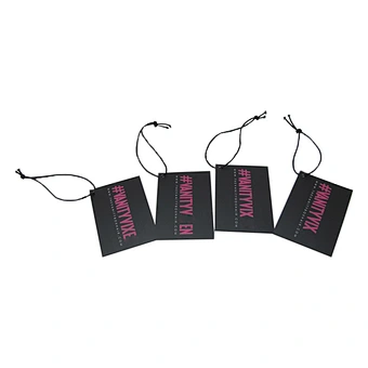 lovely animal pattern hang tag and label with white cotton string