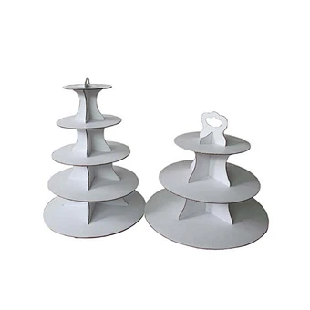 3-layer paper cake stand