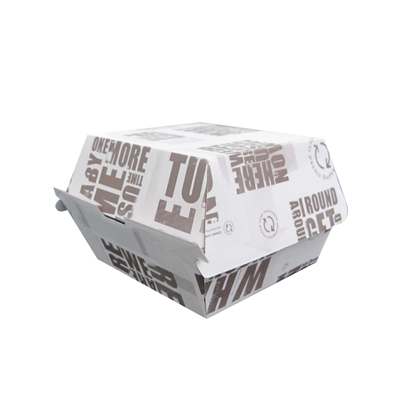 Burger takeaway food box