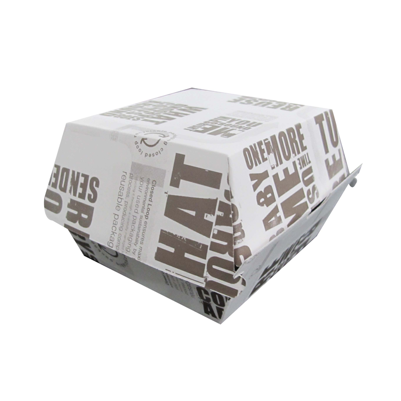 Burger takeaway food box