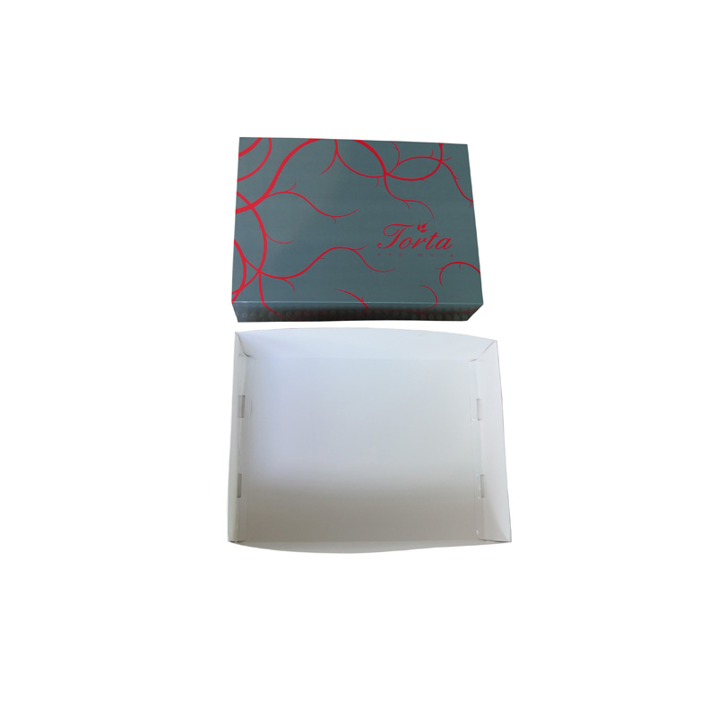 colorful food packaging box with insert
