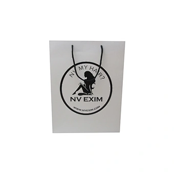 Custom make hair extensions packaging bag