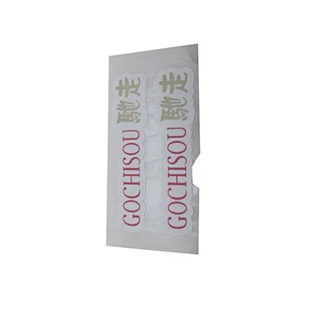custom logo printed paper strong adhesive sticker