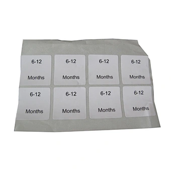 custom logo printed paper strong adhesive sticker