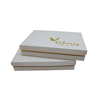 Cardboard folding paper box for gift and packaging
