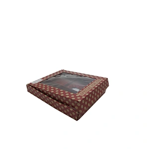 2014 Nice best quality make up box paper packaging carton box with window