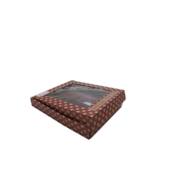 2014 Nice best quality make up box paper packaging carton box with window