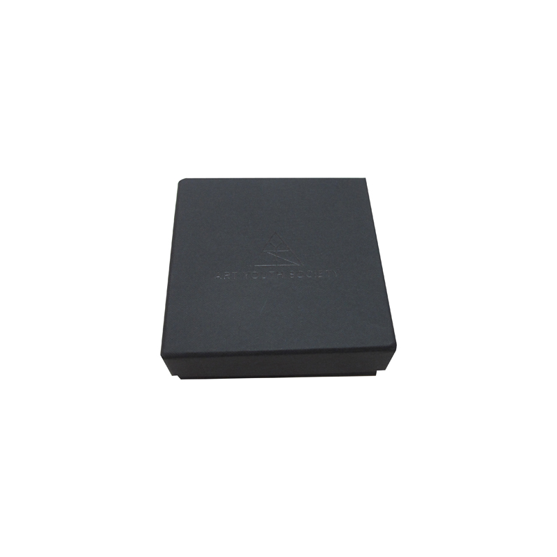 Black Handmade Cardboard Gift Boxes with Lids