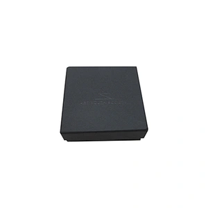 Black Handmade Cardboard Gift Boxes with Lids