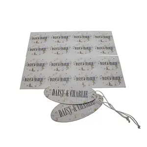 Private paper garment labels hair packaging for bundles of hair
