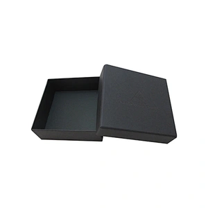 Black Handmade Cardboard Gift Boxes with Lids