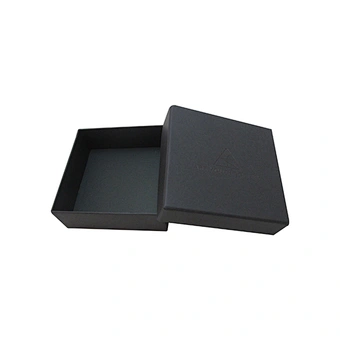 Black Handmade Cardboard Gift Boxes with Lids
