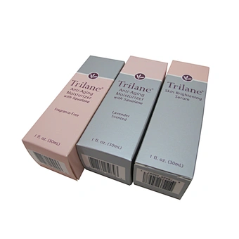 Cabinet pink foldable paper box for makeup