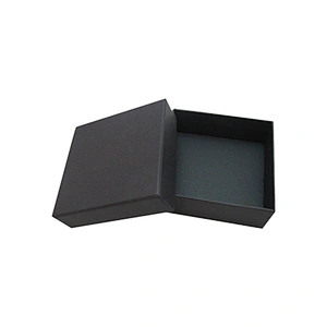 Black Handmade Cardboard Gift Boxes with Lids