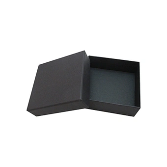 Black Handmade Cardboard Gift Boxes with Lids