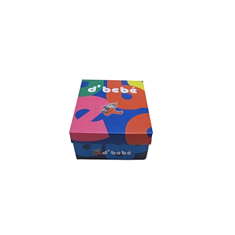 Printing corrugated lid and based box shoe box