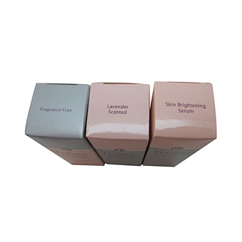 Cabinet pink foldable paper box for makeup