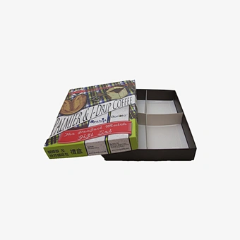 Chocolate sweet food packaging box , cup cake box