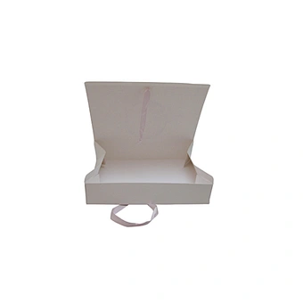 Matte finish white luxury hair extension box /wholesale hair wig packaging box