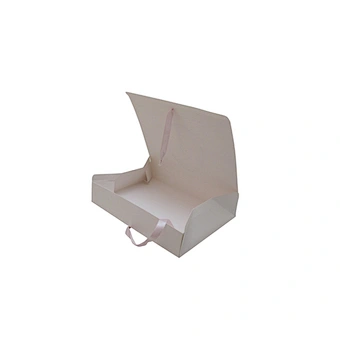 Matte finish white luxury hair extension box /wholesale hair wig packaging box