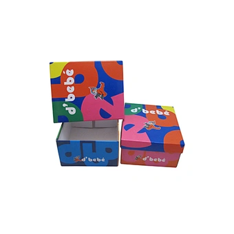 Printing corrugated lid and based box shoe box