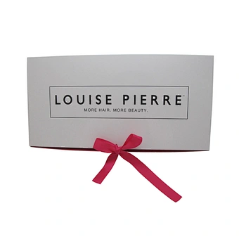 Made in China custom white hair extension packaging boxes