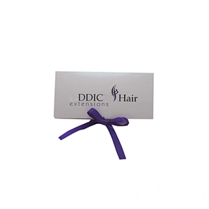 White Custom Paper Packaging Wig Box Custom Logo For Hair Extensions