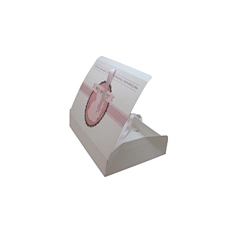Matte finish white luxury hair extension box /wholesale hair wig packaging box