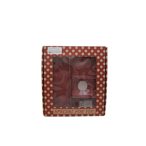 2014 Nice best quality make up box paper packaging carton box with window