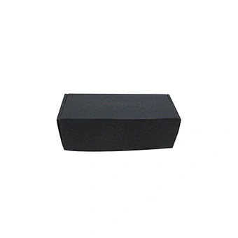 Black Matte Paper Gift Box with UV Printed Logo
