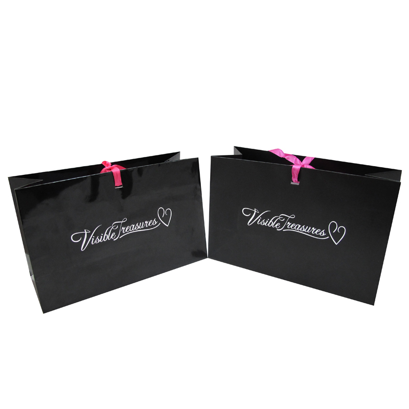 Hot sale logo printing paper bag for clothes