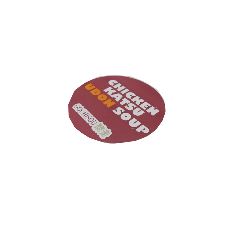 full color printing round paper label sticker