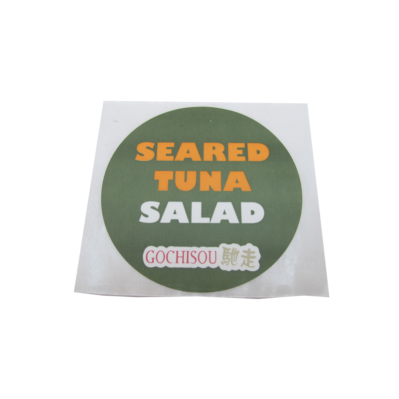 full color printing round paper label sticker