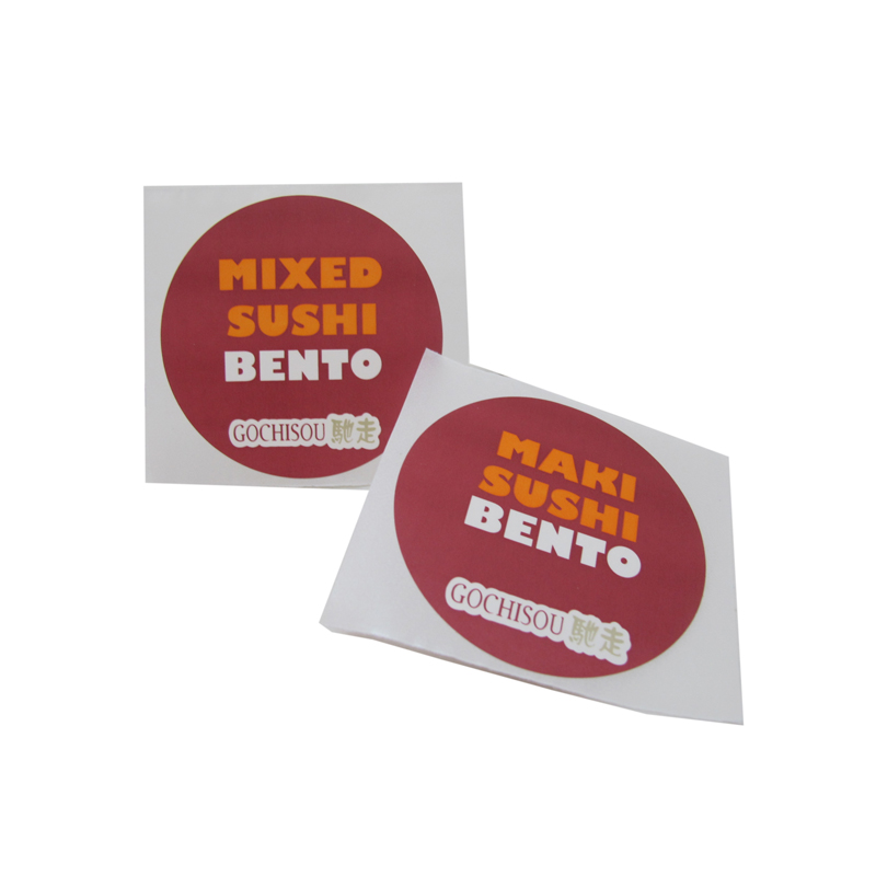 full color printing round paper label sticker